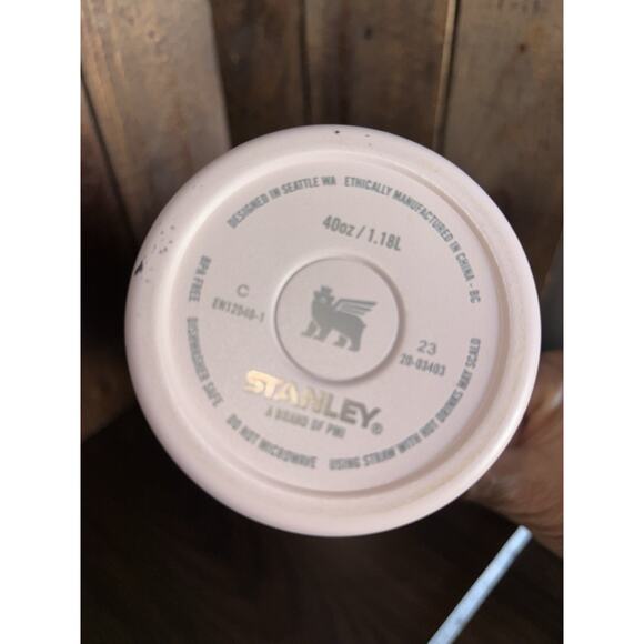 Stanley Quencher H2.0 FlowState 30 fl oz Rose Quartz Blush Soft Pink *no Straw* - Picture 6 of 9